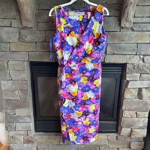 Chiara Boni Floral Bodycon Dress size 12